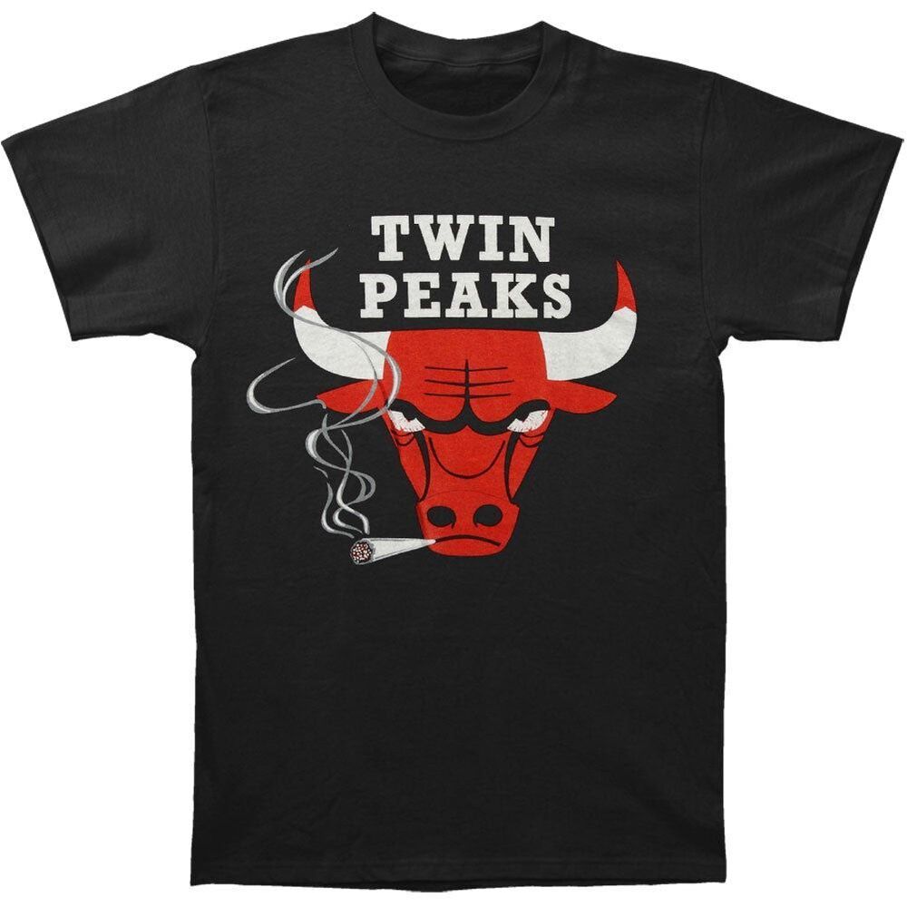NWT Twin Peaks Band Black Bulls T-Shirt XS
